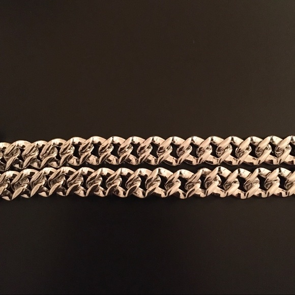 Stainless Steel Diamond Miami Cuban 20in 8mm - Picture 4 of 5